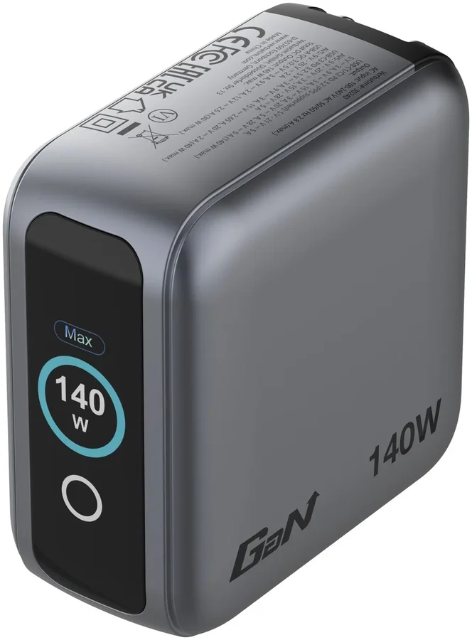 Зарядное устройство Verbatim Mini GaN Charger 140W with Display
