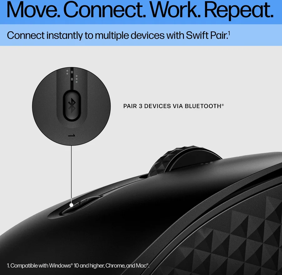 עכבר אלחוטי HP 425 Programmable Bluetooth Mouse