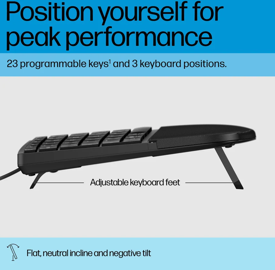 Проводная клавиатура HP 485 Comfort Wired Keyboard