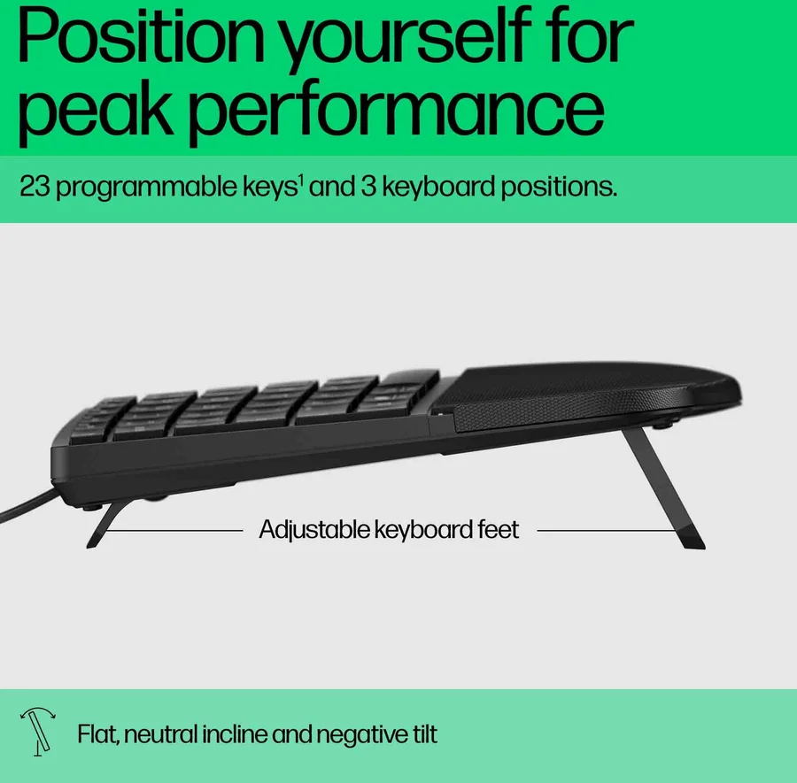 HP 480 Comfort Wired Keyboard