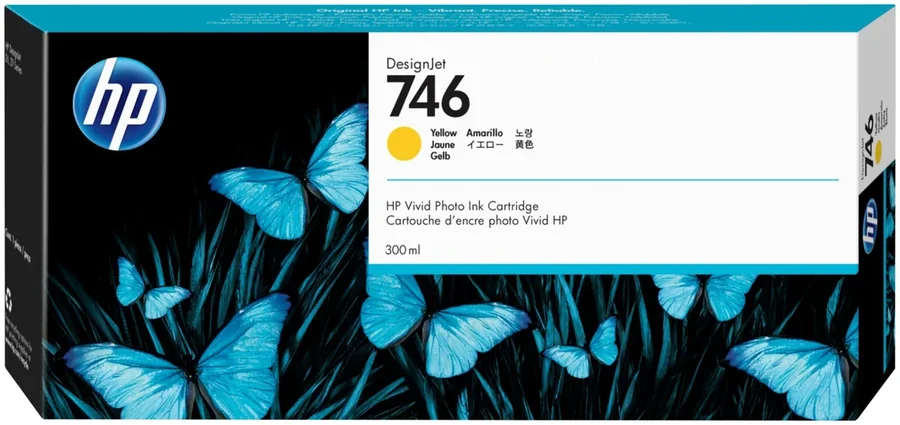 Ink Cartridge HP 746 Z6/Z9 300ml Yellow