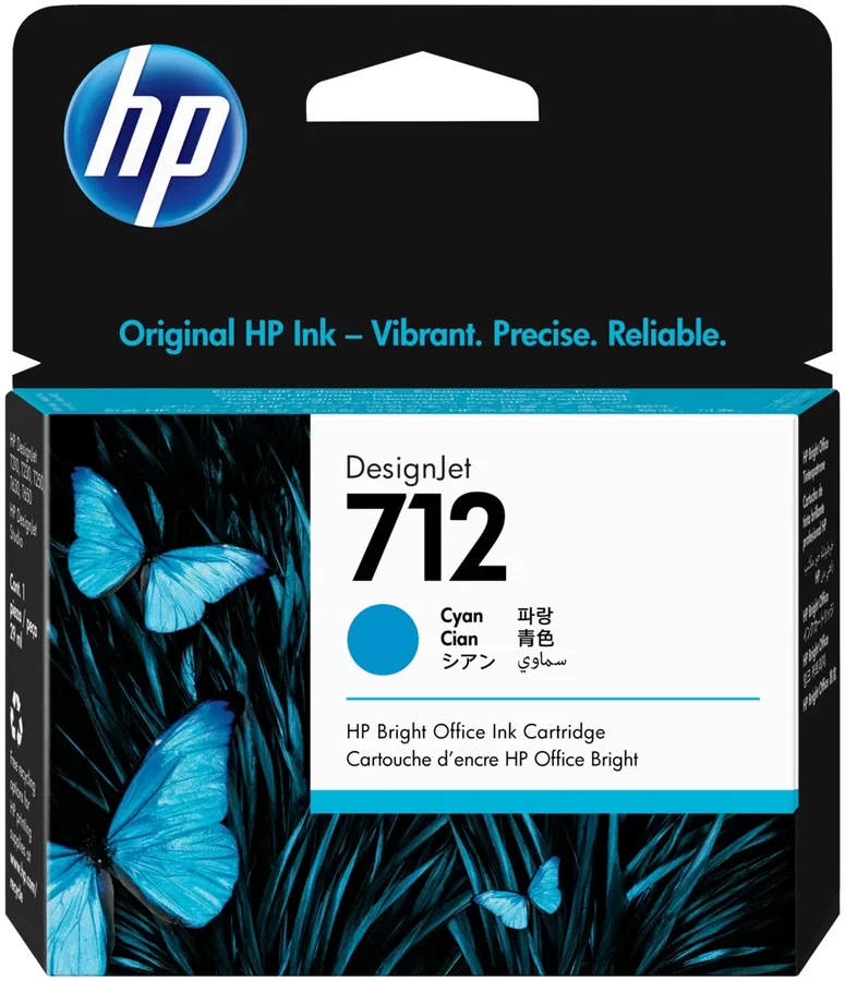 Original Ink Cartridge HP 712 29ml Cyan