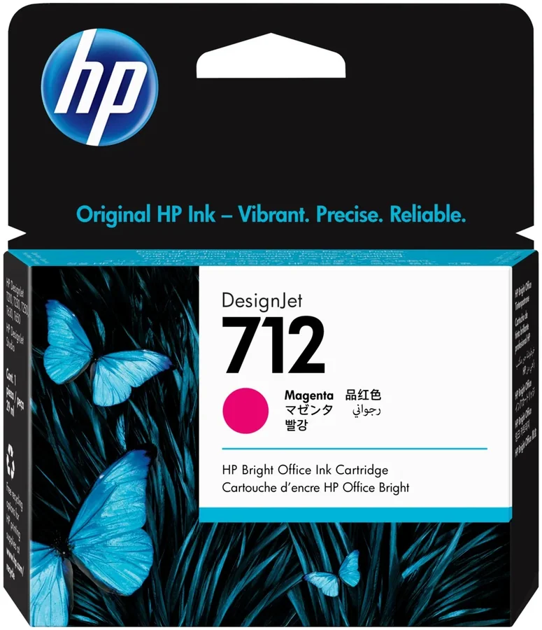 Original Ink Cartridge HP 712 29ml Magenta