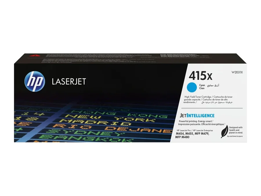 Тонер для принтера HP W2031X 415X M454/M479 голубой