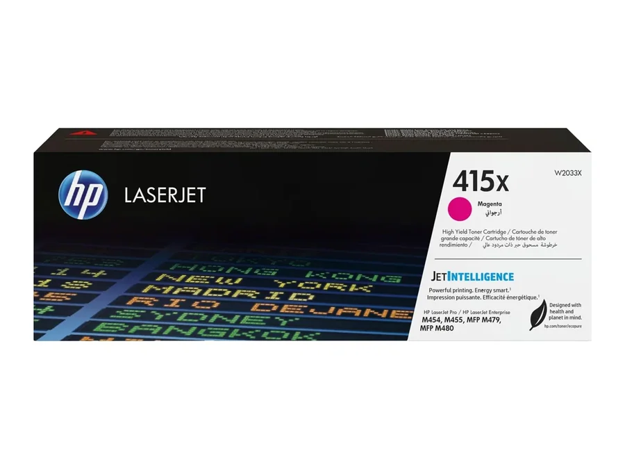טונר למדפסת HP W2033X 415X M454/M479 מגנטה