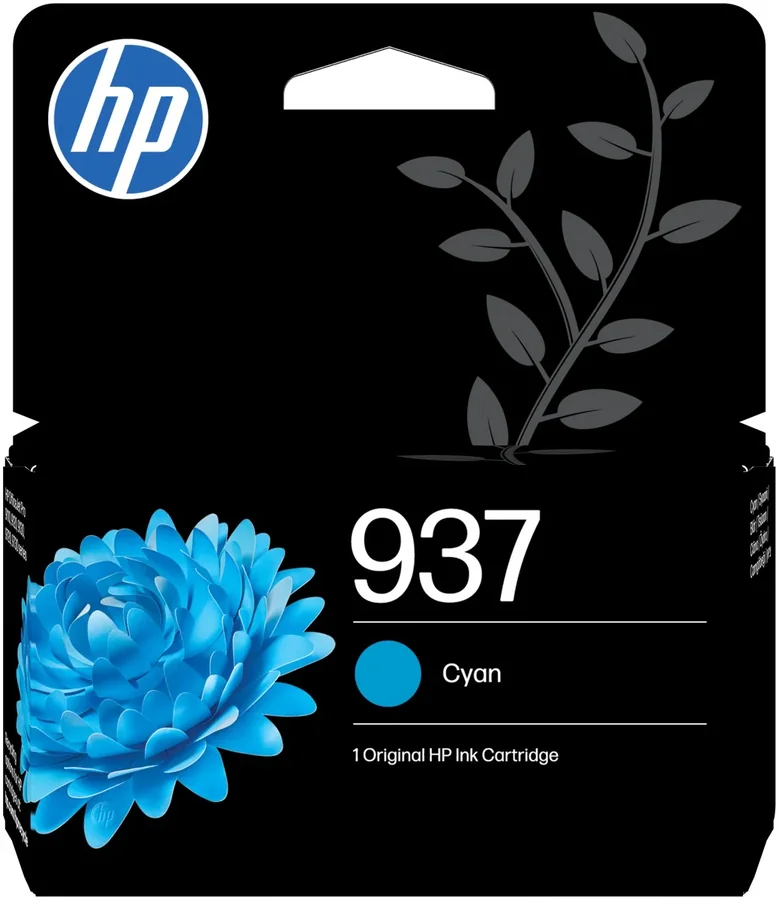 HP 937 OJ Pro 9730 Cyan Original Ink Cartridge
