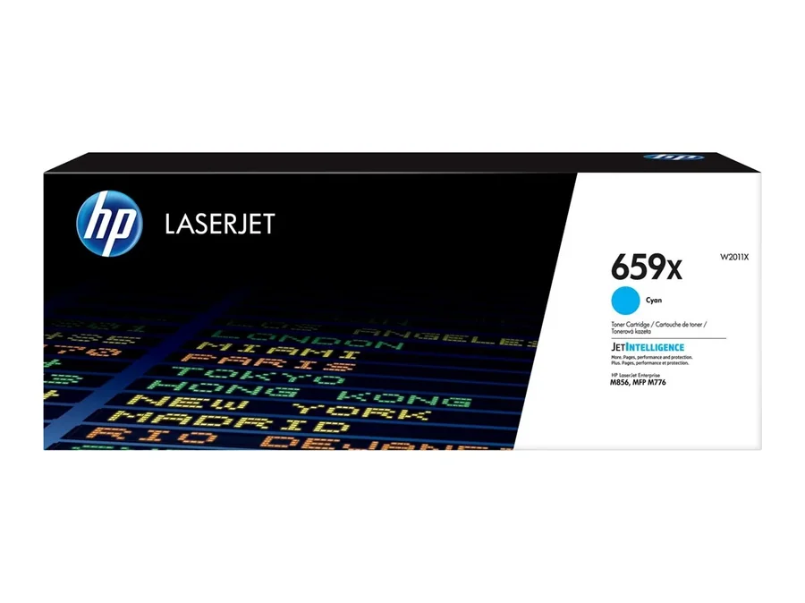 טונר למדפסת HP W2011X 659X M856/M776 ציאן