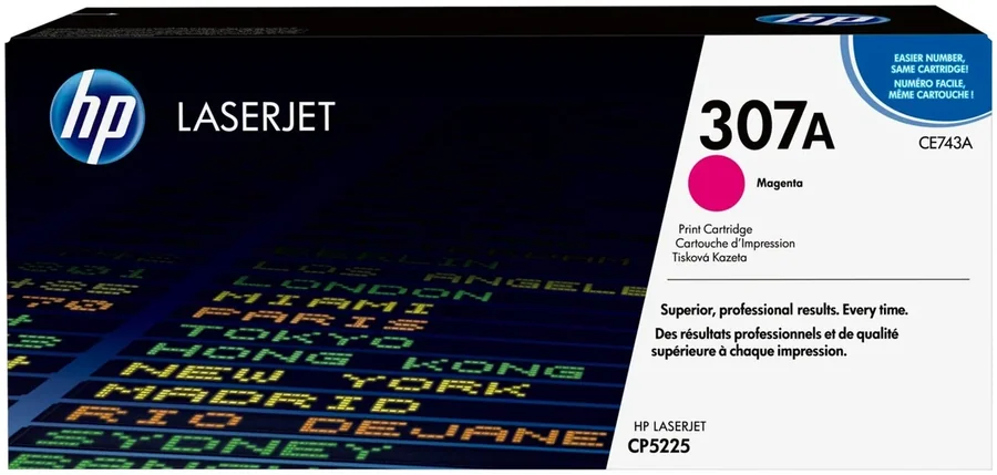 Printer Toner HP CE743A 307A CP5225 Magenta