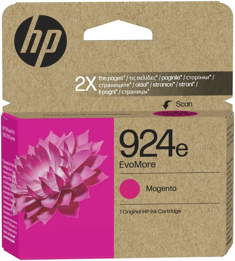 Картридж HP 924e XL OJ Pro 8133 пурпурный
