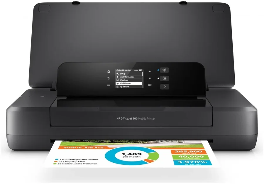 Портативный струйный принтер HP OfficeJet 202
