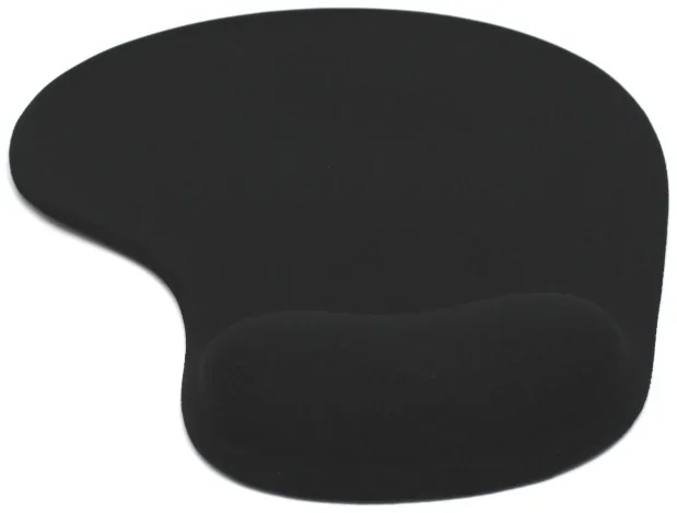 Gold Touch Ergonomic Mouse Pad with Gel Wrist Rest Black