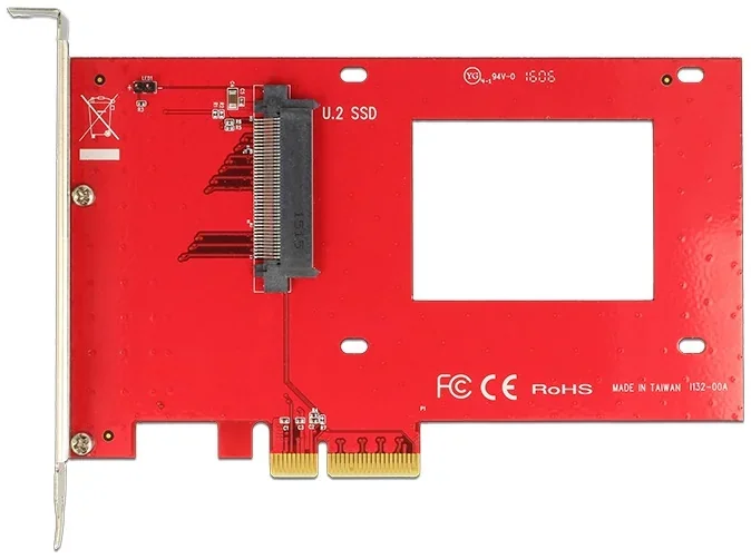 Карта расширения Delock PCIe x4 to 1x U.2 NVMe SFF-8639