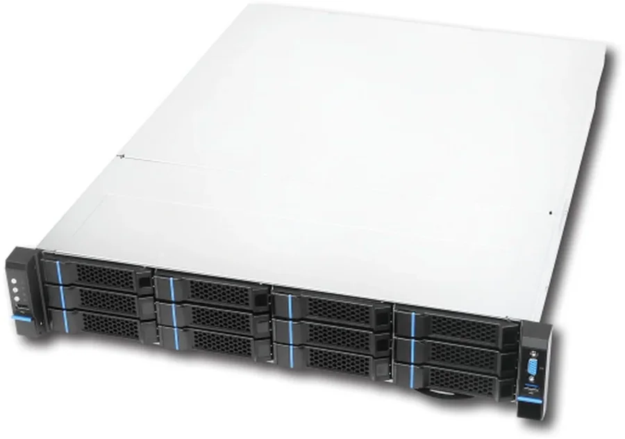 מארז לשרת CHENBRO RM24512 2U 12-Bay Storage