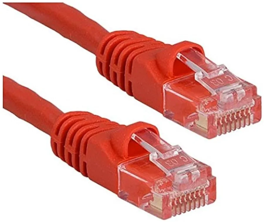 Network Cable CAT6A Shielded 2m red