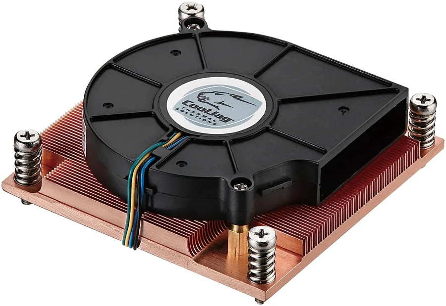 CoolJag JACLR02C 1U LGA2011 Square Server CPU Cooler