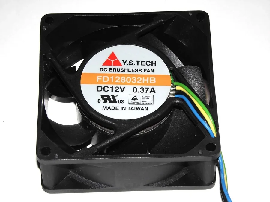 מאוורר למארז Y.S.TECH FD128032HB 80mm 12V 0.37A