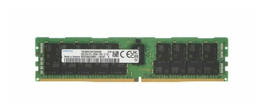 Серверная память Samsung RDIMM DDR4 3200MT/s ECC 64GB M393A8G40BB4-CWE