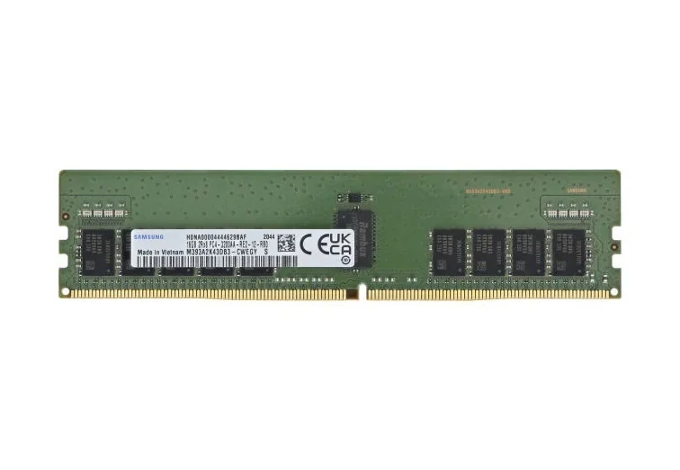 זיכרון לשרת Samsung RDIMM DDR4 3200MT/s ECC 16GB M393A2K43DB3-CWE