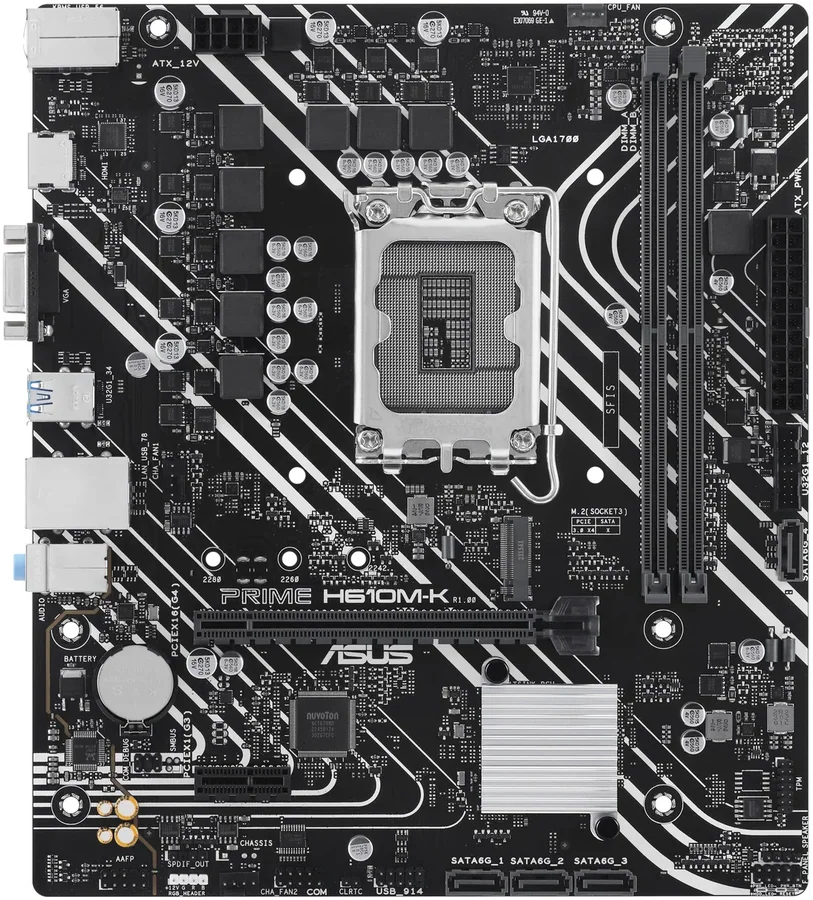 Материнская плата Asus PRIME H610M-K