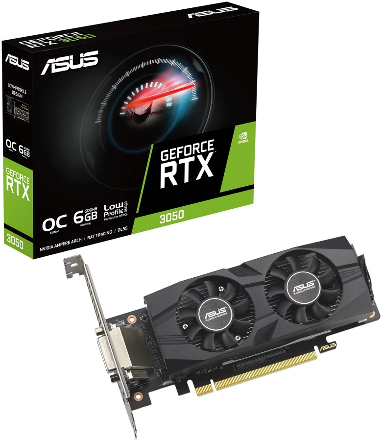 Asus GeForce RTX 3050 LP BRK OC Edition 6GB GDDR6 Graphics Card