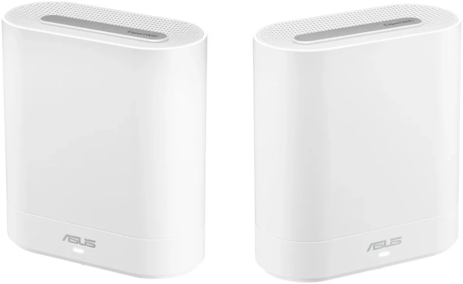Asus ExpertWiFi EBM68 AX7800 Tri-Band WiFi 6 2-Pack White Mesh WiFi System