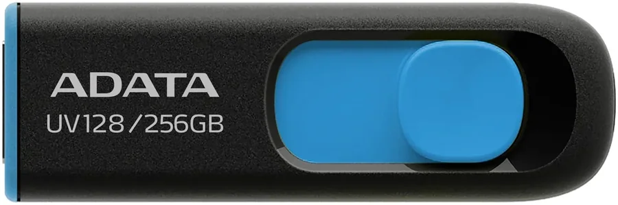 Adata UV128 256GB USB 3.2 Black / Blue Flash Drive