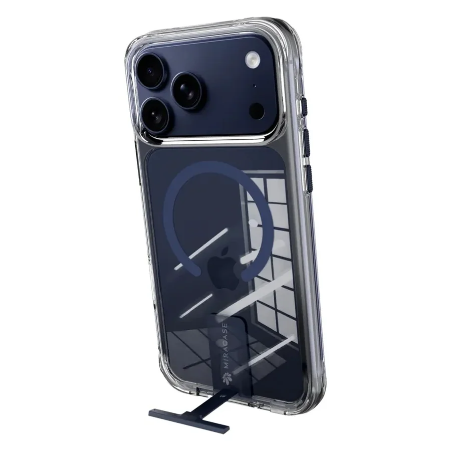 Чехол Miracase MIRAKick для iPhone 17 Pro Max, прозрачный синий