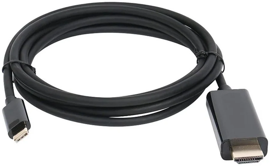 Cable USB-C to HDMI 4K@30Hz 1.8m Black
