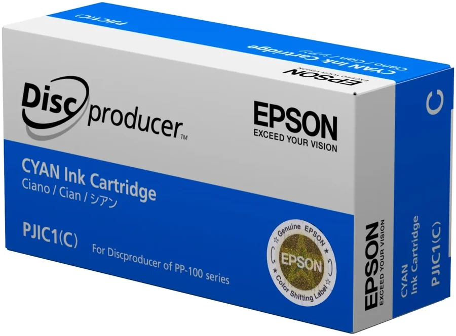 Original Ink Cartridge EPSON Discproducer PJIC7(C) Cyan