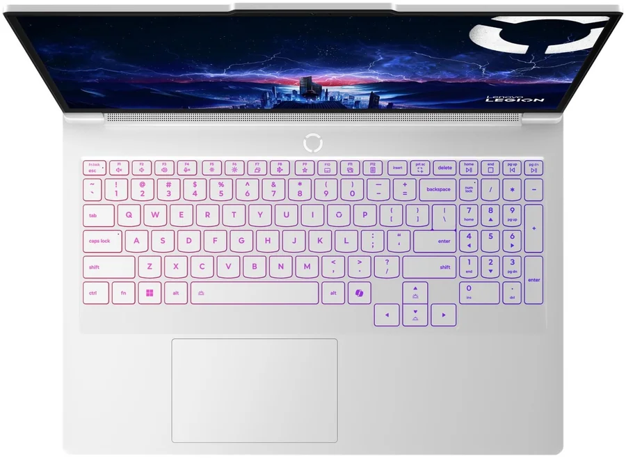Игровой ноутбук Lenovo Legion Pro 7 16IAX10H Ultra 9 290HX Plus 32GB 1TB RTX 5080 W11 белый