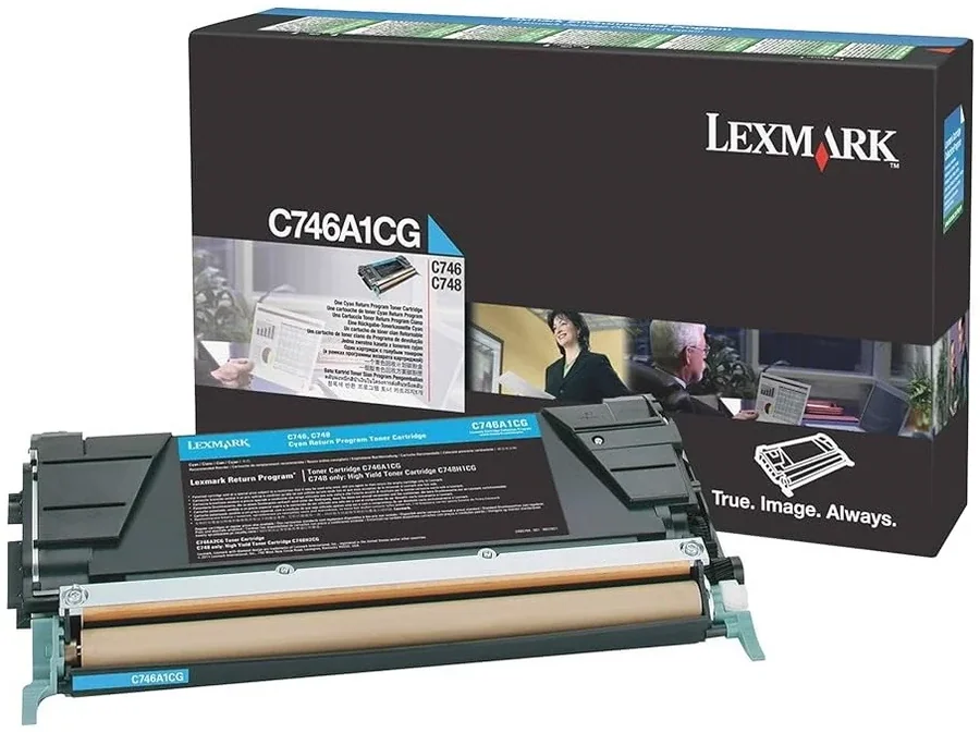 Lexmark C746/C748 X746/X748 Return Program 7K Cyan Toner Cartridge