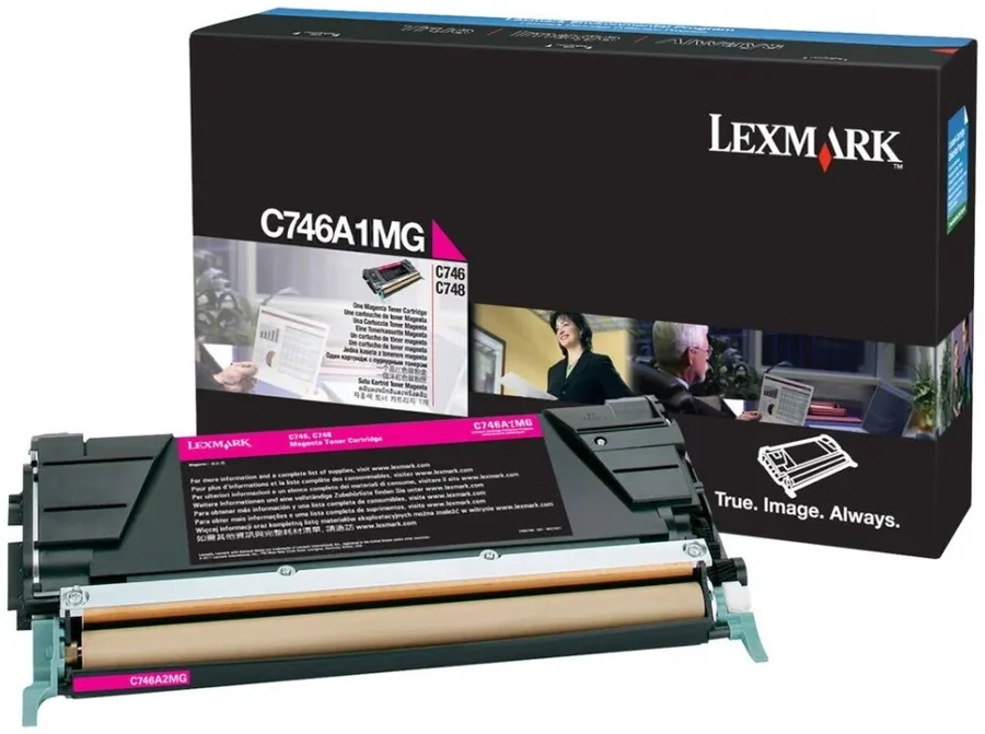 Тонер-картридж Lexmark C746/C748 X746/X748 Return Program 7K пурпурный