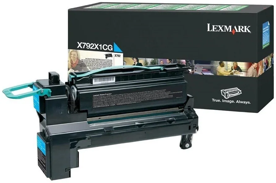 Тонер-картридж Lexmark X792 Return Program 20K голубой