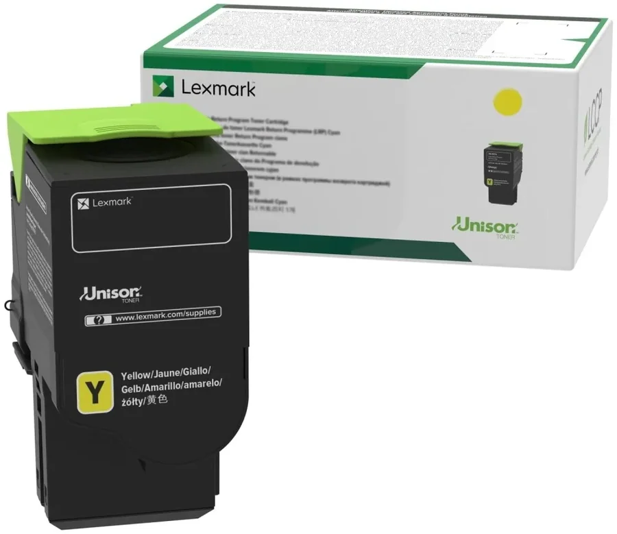 Lexmark CS/CX421/52x/62x Return Program 5K Yellow Toner Cartridge