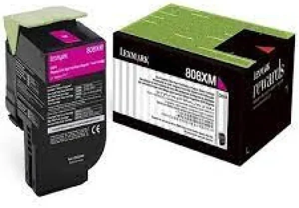 טונר למדפסת Lexmark CX510 Return Program 4K מגנטה