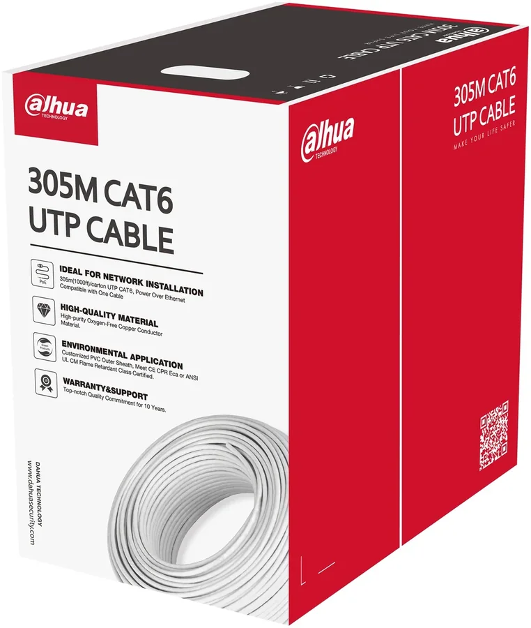 DAHUA PFM920I-6U CAT6 UTP 305m Copper Network Cable