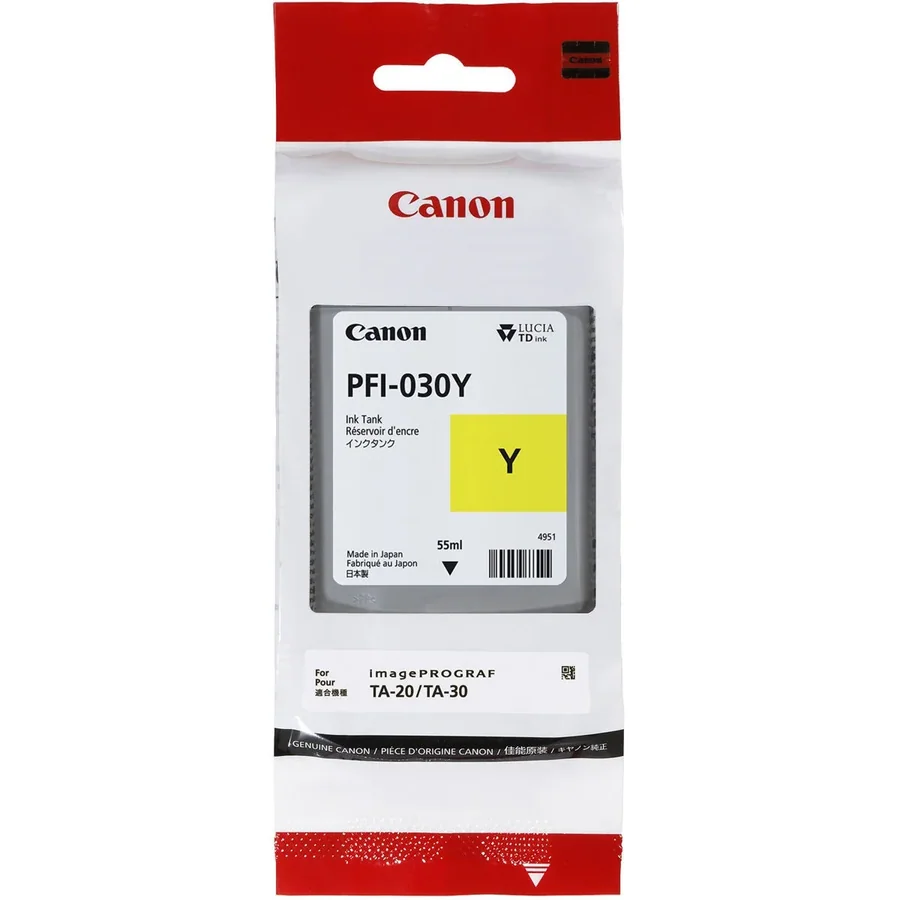 מחסנית דיו מקורית Canon PFI-030Y 55ml