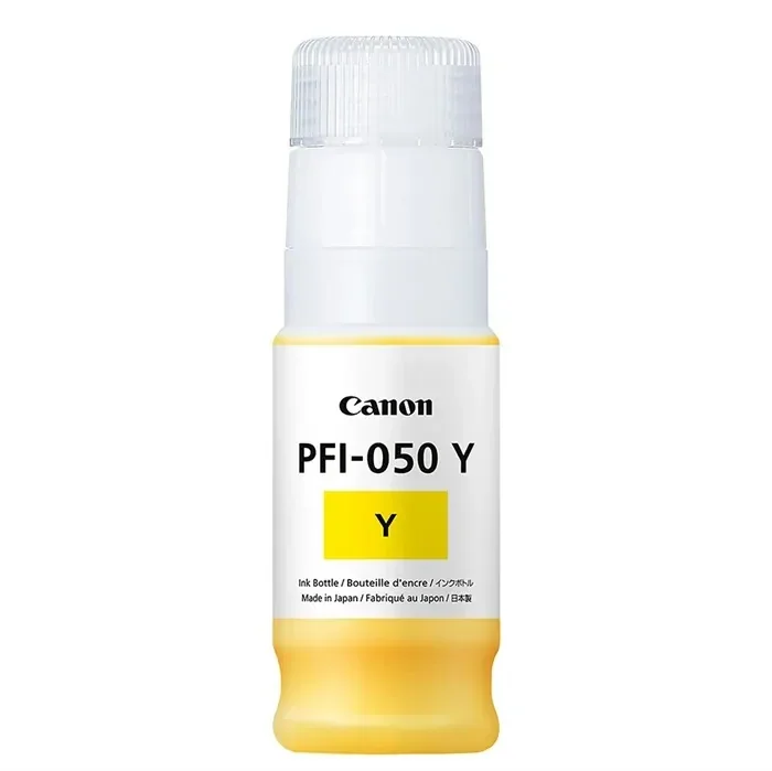 Оригинальные чернила Canon PFI-050Y 70ml, желтый, бутылка