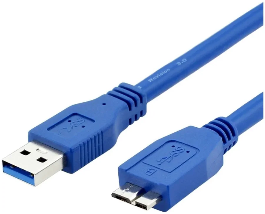 כבל GENERIC USB 3.0 A to Micro-B 1.8m כחול
