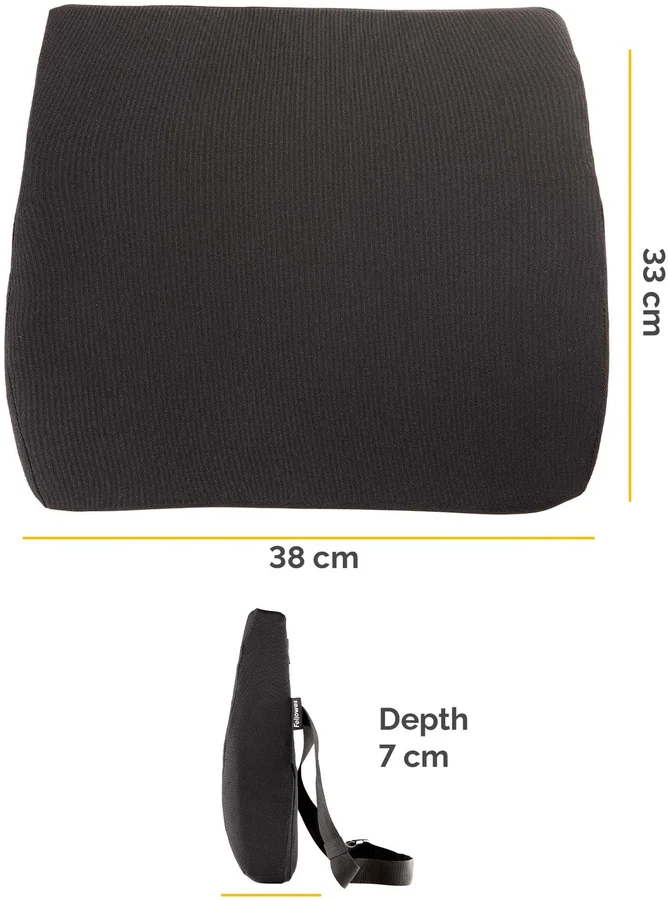 כרית תמיכה לגב Fellowes Breyta Comfort Back Cushion שחור