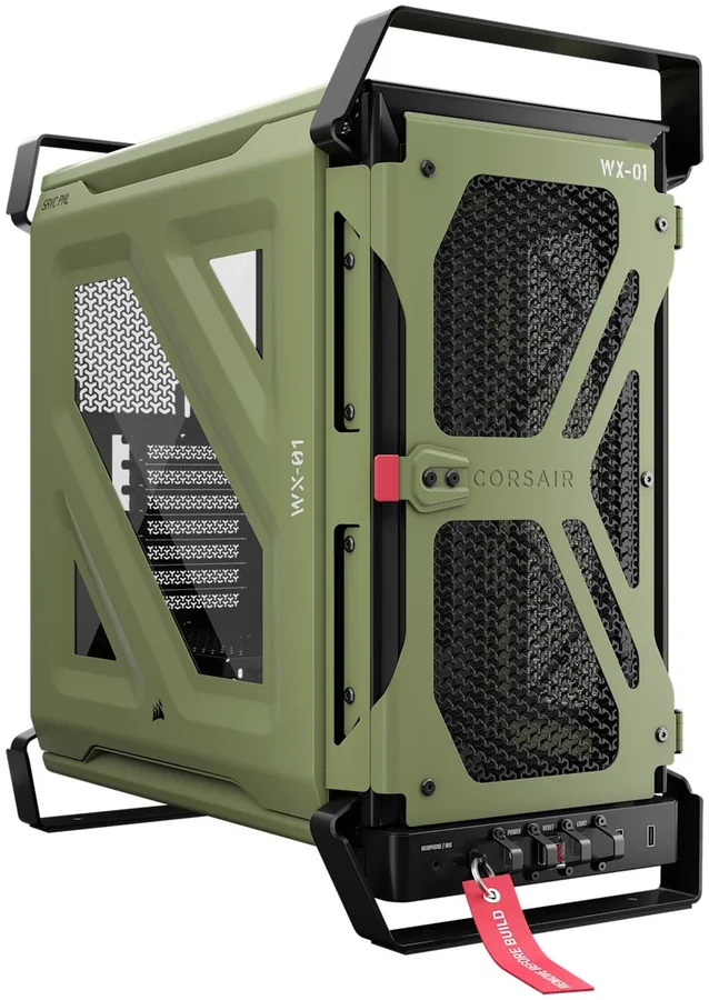 Corsair WARTHOG Airflow Mid Tower Case Olive Drab