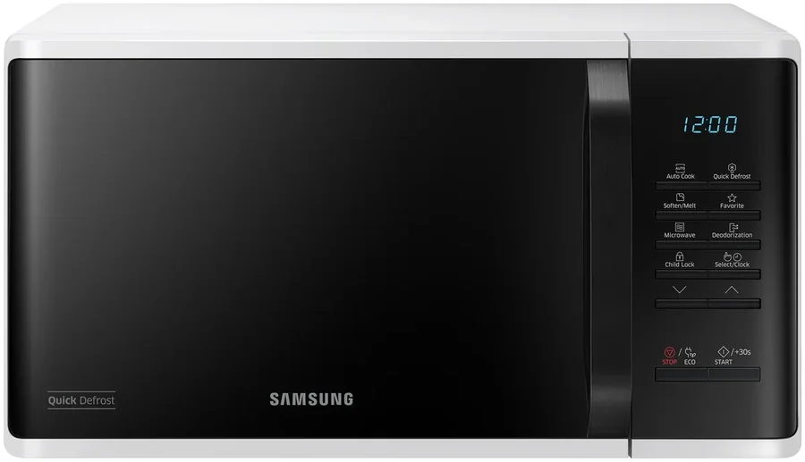 Samsung MS23K3513AW 23L Solo Microwave Oven, White