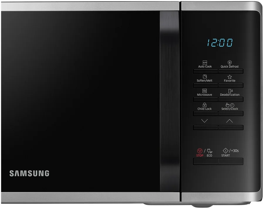 Микроволновая печь Samsung MS23K3513AS соло 23 л, серебристая