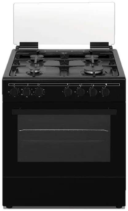 Комбинированная плита ProView PFSO60-BK с газовой варочной панелью и духовкой