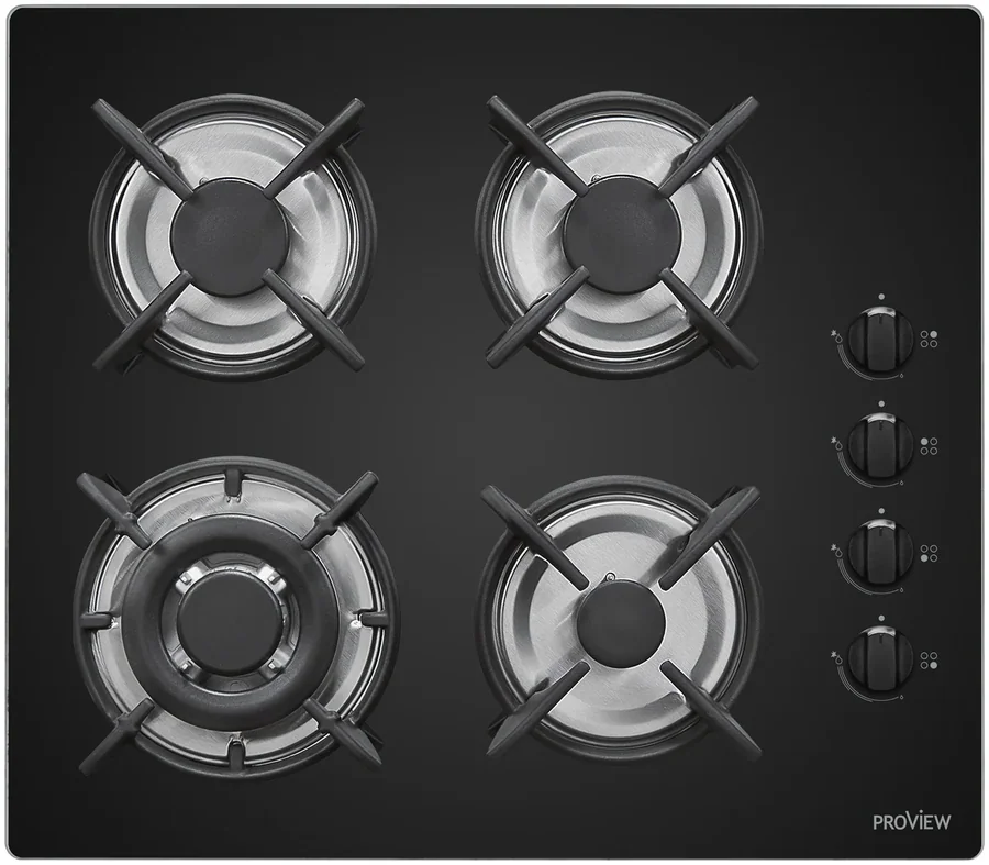Газовая варочная панель ProView PVHB600-BKG