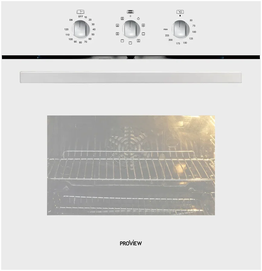 Встраиваемая духовка ProView PVBI60-WH 60 л, белая