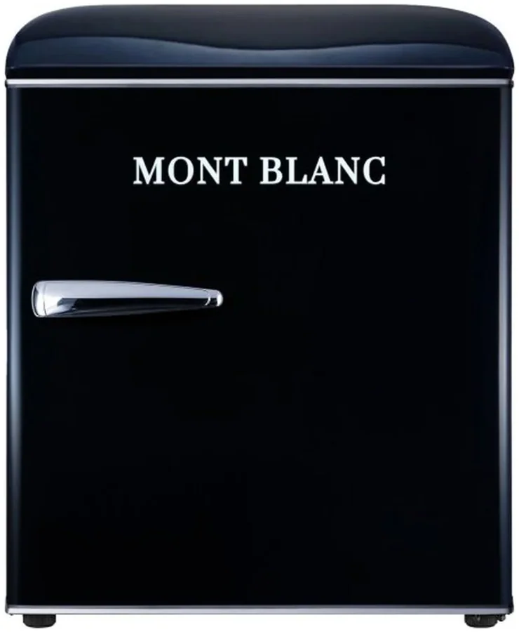 Mont Blanc MBR-90DF Retro Refrigerator 46L with Freezer - Black