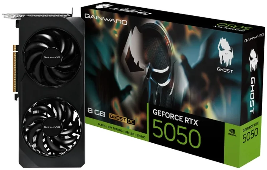 Gainward GeForce RTX 5050 Ghost OC 8GB GDDR6 Graphics Card