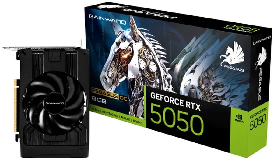 Gainward GeForce RTX 5050 Pegasus OC 8GB GDDR6 Graphics Card