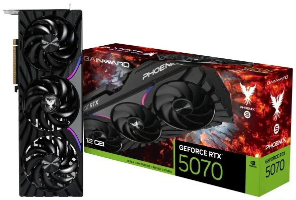 כרטיס מסך Gainward RTX 5070 Phoenix-S 12GB GDDR7
